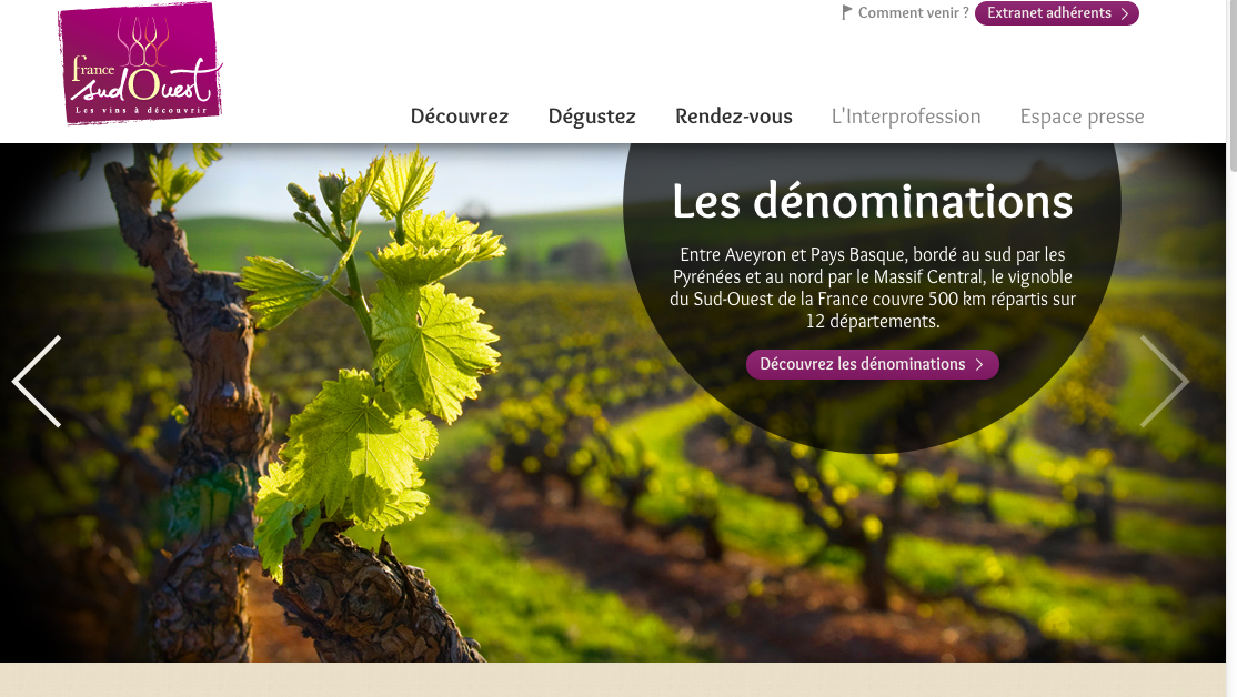 【お知らせ】フランスのシュッド・ウエストワインの公認ナビゲーターに任命いただきました！