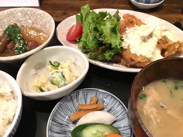 【ランチ】冷汁、鰹、鶏料理など宮崎な郷土料理を気持ちよくいただけます。＠たもいやんせ（神泉）