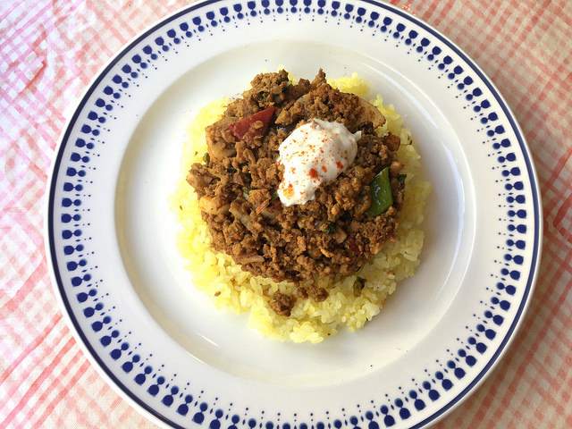 【幡ヶ谷】ジッカ＠久しぶりのランチに。スパイスが心地よいドライカレー。