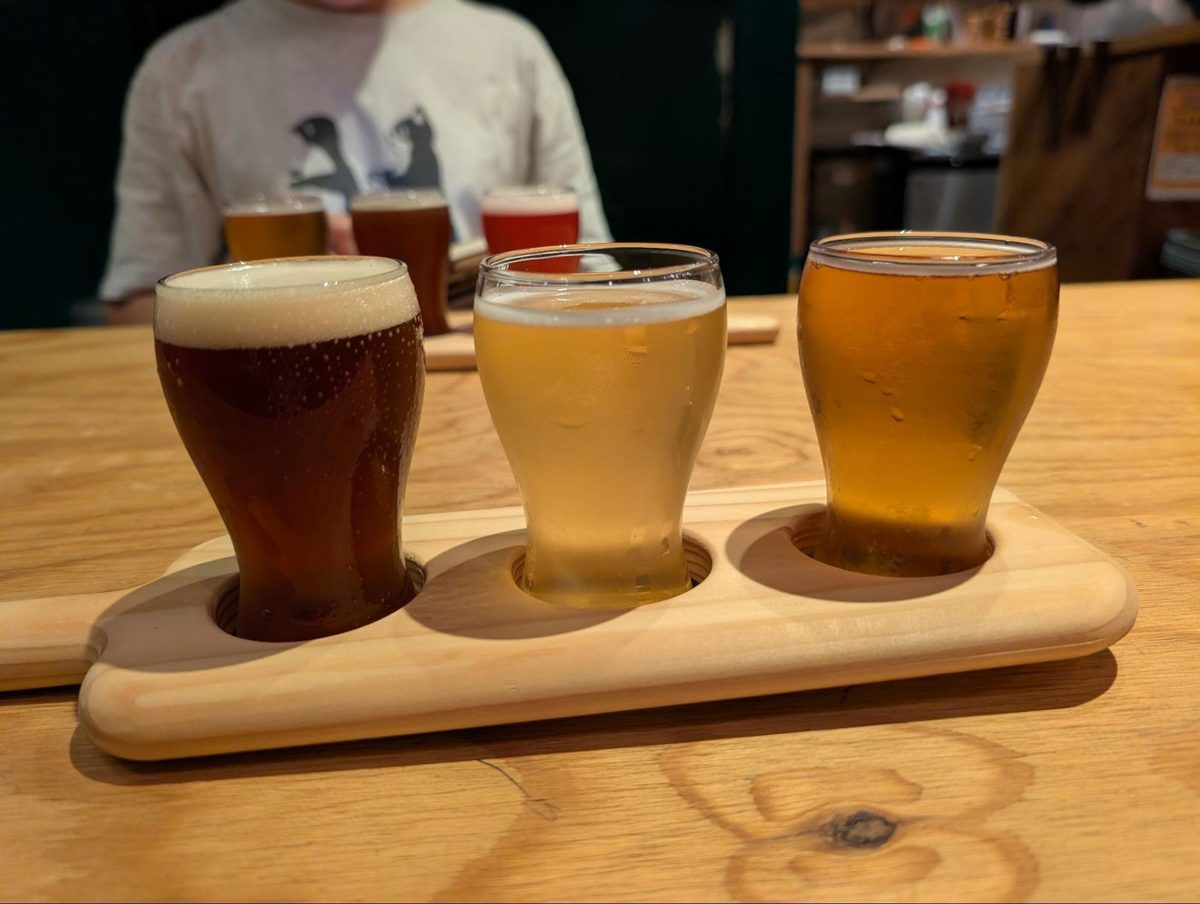 遠野醸造でビールの飲み比べ