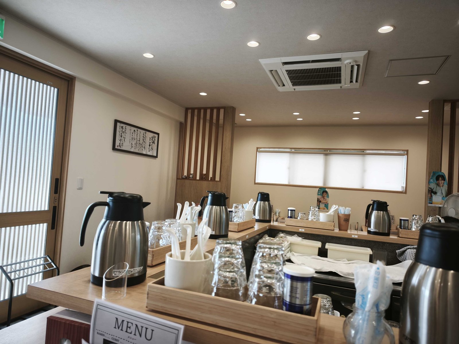 福朗の落ち着いた店内