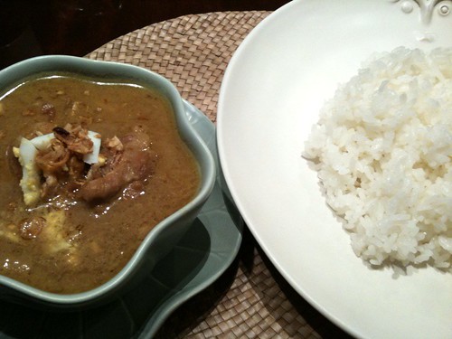 チキンのカレー。