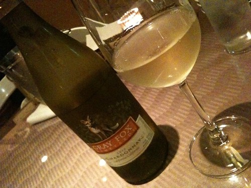 白ワインで乾杯!@Grotta Azzurra