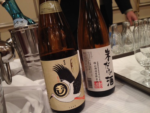 地酒はお刺身とカニに合うものをチョイスしていただきました。@京都・丹後PRフェアin東京
