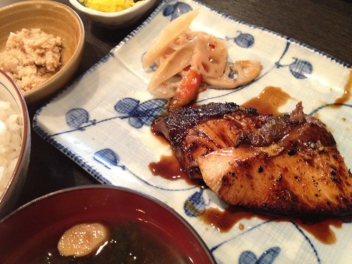 寒ブリの照り焼き定食880円＠さかな・炙り　暖