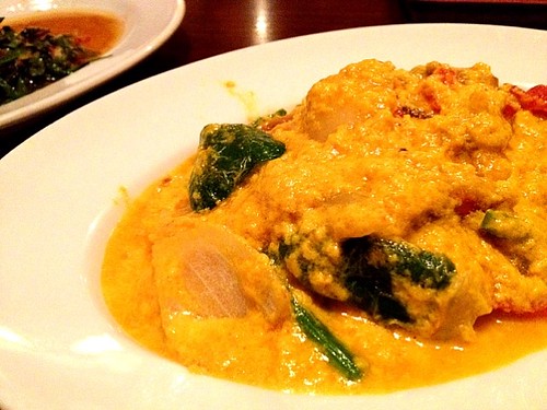 ソフトシェルクラブのカレー炒め ＠ジャスミンタイ四谷