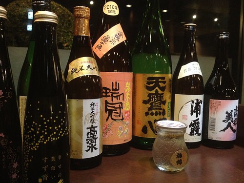 今日いただく日本酒たち＠おとなのひな祭り