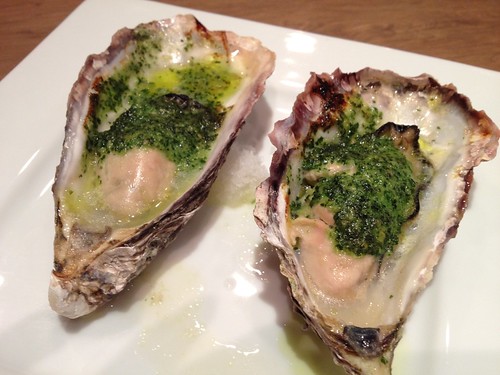 牡蠣のガーリックバターオーブン焼き@Oysterbar&Wine BELON (オイスターバー&ワイン ブロン)