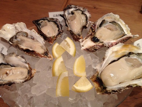 おまかせ牡蠣の盛り合わせ@Oysterbar&Wine BELON (オイスターバー&ワイン ブロン)