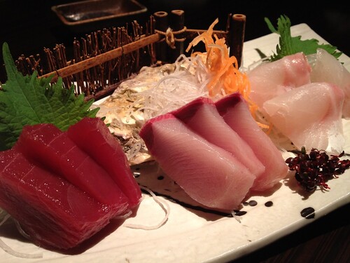 本日の鮮魚のお刺身3種盛@ごだいご 新宿武蔵野ビル店