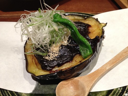 丸茄子の味噌田楽@やまと 楽