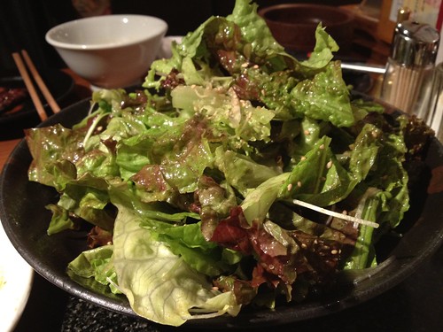 塩チョレギサラダ＠五反田焼肉じゅう兵衛 はらみ堂 和牛一頭流