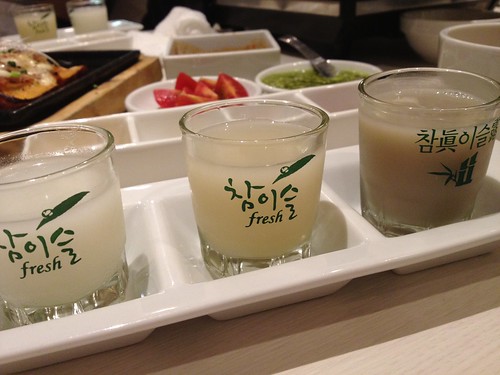 マッコリ飲み比べ@TEJI TOKYO 西新宿店