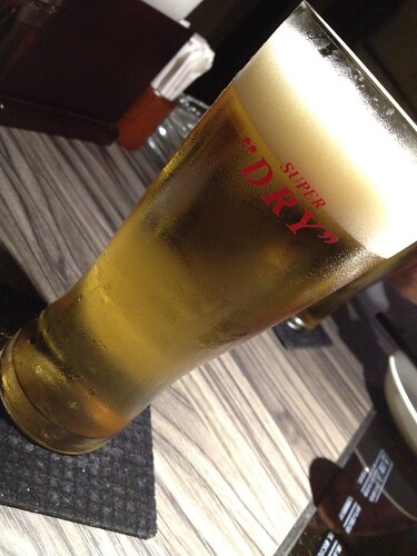 生ビールで乾杯!@ENZAN 新宿店