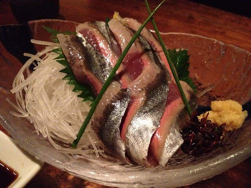 さんまの刺身＠やきとんに焼酎 路地