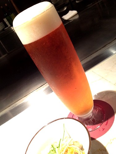 ビールと前菜@木かげ