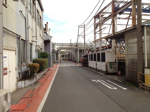 工場敷地内＠東洋ガラス