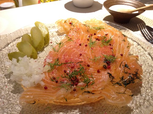 サーモンマリネ@Cafe Entree