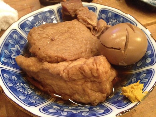 おでん盛り合わせ500円くらい@立ち呑み地酒屋 常蔵