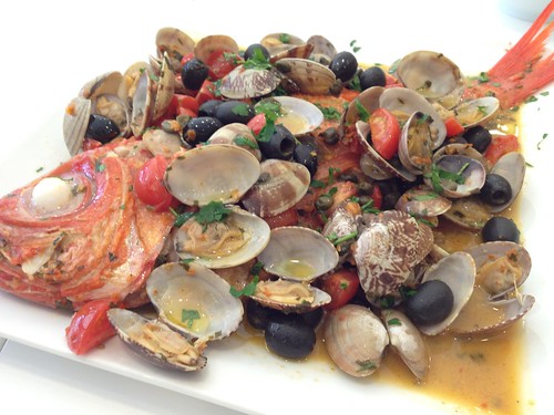 アクアパッツア完成です＠Garden Kitchen