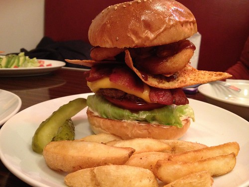 限定バーガーのクリスピーバーガー!2@レッグオンダイナー (Reg-On Diner)