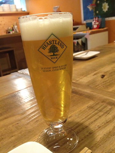 生ビールはハートランド＠ピーナッツ食堂