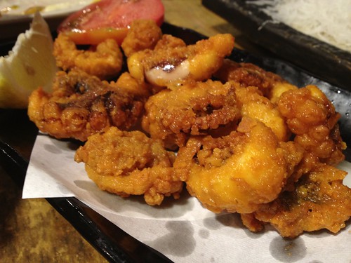 タコ唐揚げ 499円 ＠鰓呼吸 麻布十番商店街