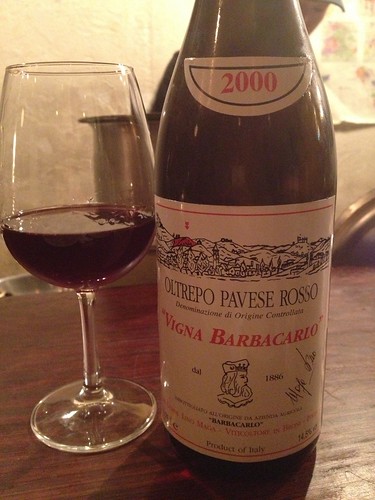 2000 OLTREPO PAVESE ROSSO VIGNA BARBACARLO@クオーレ・フォルテ(Cuore forte)