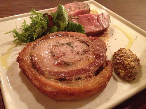 豚バラ肉のポルケッタ&豚肩ロースのロースト@クオーレ・フォルテ(Cuore forte)