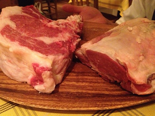 今日のお目当てはこちらの和牛Tボーンステーキ＠グー イタリアーノ 赤坂店