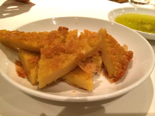 ファリナータ（ひよこ豆の粉のパン）＠オステリア・トット