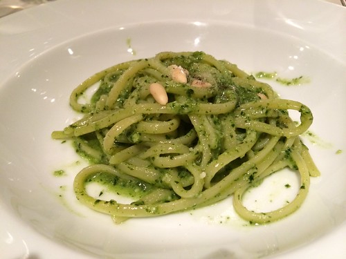 イルマお母さん直伝バジリコペーストのリングイネ＠オステリア・トット