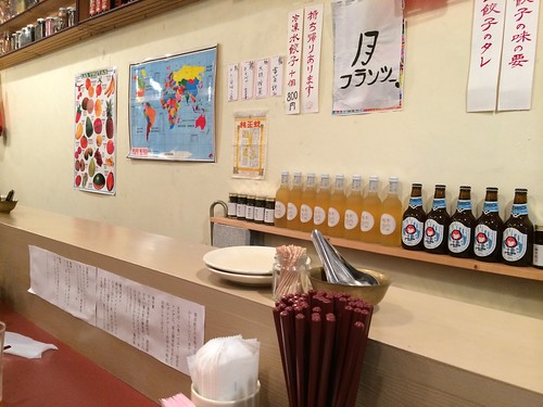 カウンター席からのながめ@按田餃子