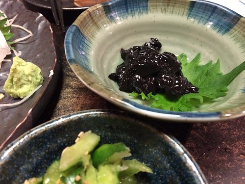 烏賊の黒作り＠能登の夜市