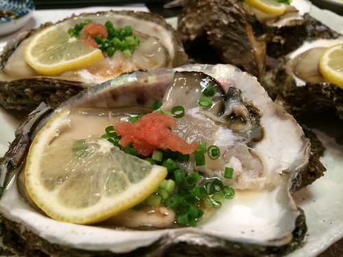 生牡蠣＠能登の夜市