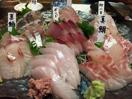 お刺身の盛り合わせ＠能登の夜市