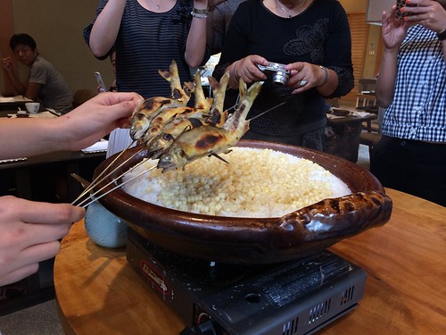 ご飯も実演?@宇豆基野