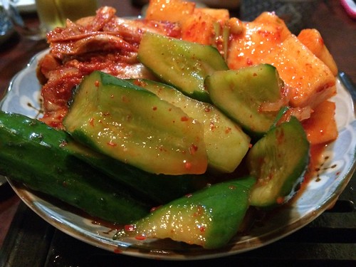 キムチの盛り合わせ＠梁山苑