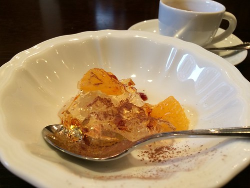 プチデザートとエスプレッソ＠オステリア アルコ