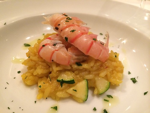 手長エビのリゾット＠オステリアトット