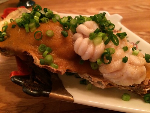 牡蠣と白子の雲丹焼き＠新橋 堤