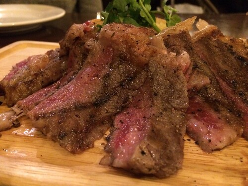 裏メニュー:黒毛和牛の熟成肉 @ビーハウス