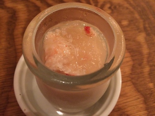 カリフラワーのムース蟹のゼリーとともに@煮ジル