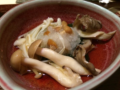 箸休め　茸の酢の物＠西麻布 けんしろう