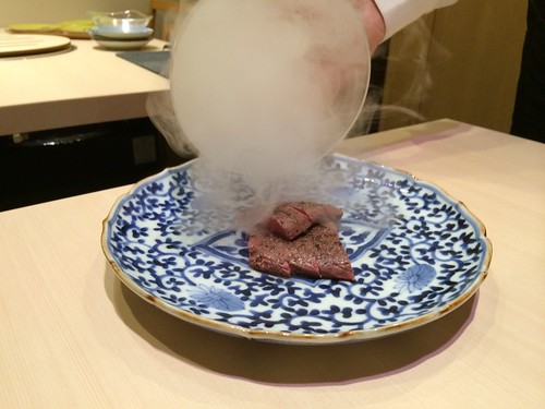 尾崎牛「くり」のけんしろう焼き＠西麻布 けんしろう