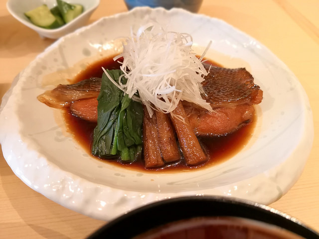 【白金】旬彩和房 はっけい＠穴子料理が楽しめる和食屋さん。ランチは穴子ご飯に煮魚、そしてわらび餅。